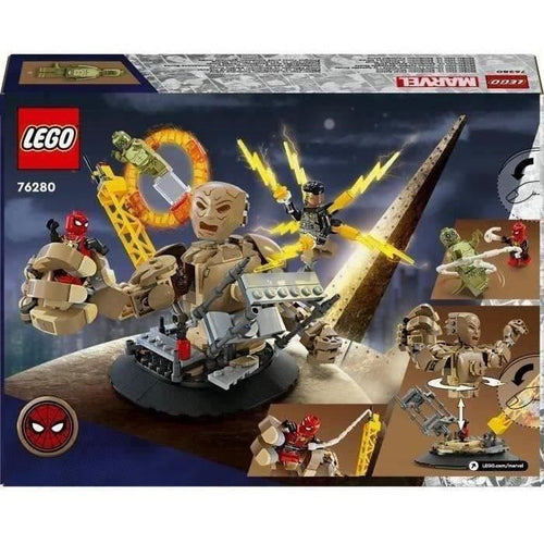 LEGO Marvel Spider-Man vs. Sandman: La battaglia finale, giocattolo con minifigure di supereroi, 76280