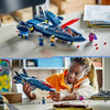 LEGO 76281 Marvel The X-Men's X-Jet, aereo giocattolo, caccia con minifigure del supereroe: Wolverine