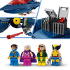 LEGO 76281 Marvel The X-Men's X-Jet, aereo giocattolo, caccia con minifigure del supereroe: Wolverine