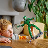 LEGO Marvel 76284 Minifigure costruibile di Green Goblin, supereroe giocattolo per bambini