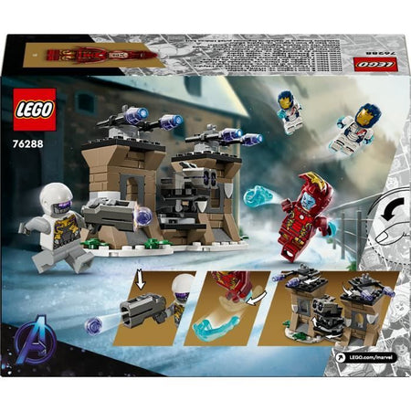 LEGO Marvel 76288 Iron Man e la Legione di Ferro contro l'Hydra Trooper, Set Avengers