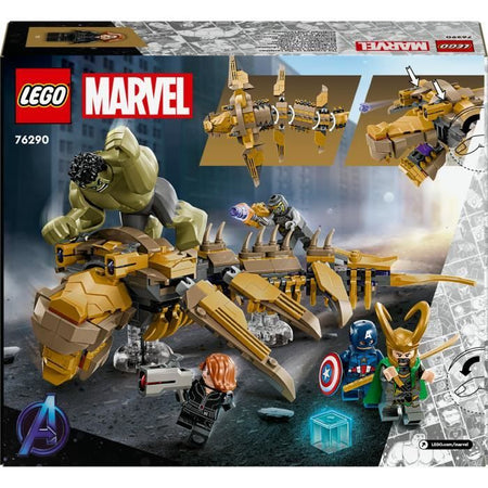 LEGO Marvel 76290 The Avengers contro Leviatano, set con minifigure di supereroi