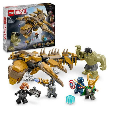LEGO Marvel 76290 The Avengers contro Leviatano, set con minifigure di supereroi