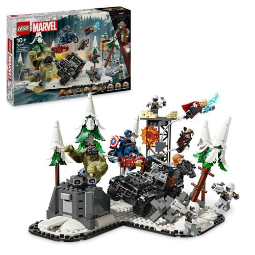 LEGO Marvel 76291 Avengers Assemble: Age of Ultron, minifigure di supereroi