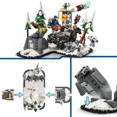 LEGO Marvel 76291 Avengers Assemble: Age of Ultron, minifigure di supereroi