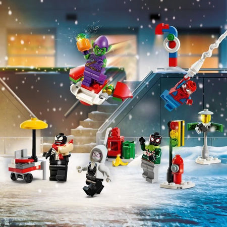 LEGO Marvel 76293 Calendario dell'Avvento di Spider-Man 2024 - Regalo festivo per i bambini