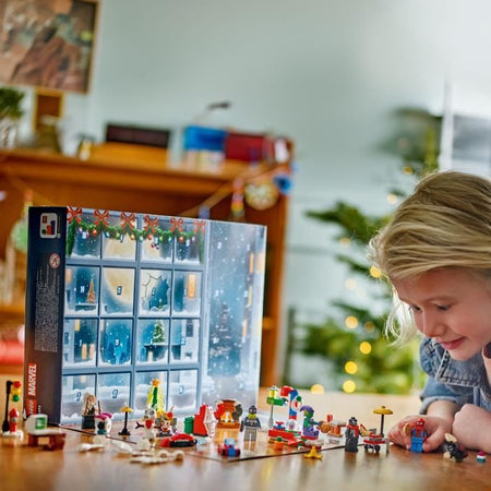 LEGO Marvel 76293 Calendario dell'Avvento di Spider-Man 2024 - Regalo festivo per i bambini