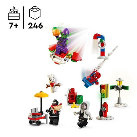 LEGO Marvel 76293 Calendario dell'Avvento di Spider-Man 2024 - Regalo festivo per i bambini