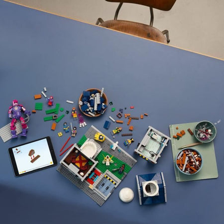 LEGO Marvel X-Men: Xavier's Institute - Set di costruzioni per adulti con minifigure tra cui Wolverine e il Professor X per