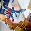 LEGO Marvel 76296 Nuova minifigure di Capitan America da costruire - Gioco di ruolo per bambini di 8 anni