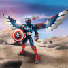 LEGO Marvel 76296 Nuova minifigure di Capitan America da costruire - Gioco di ruolo per bambini di 8 anni