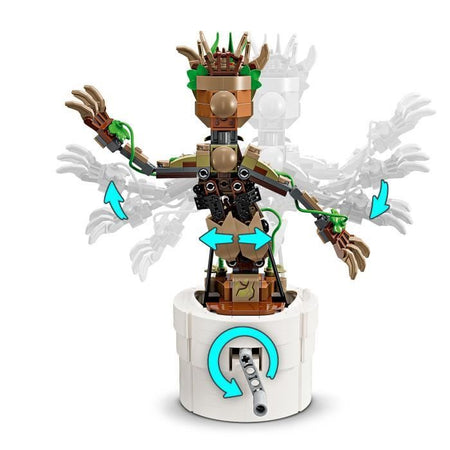LEGO Marvel 76297 La danza di Baby Groot, giocattolo animato costruibile per bambini