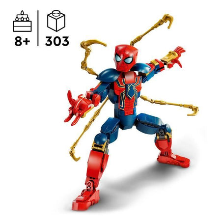 LEGO Marvel 76298 Personaggio costruibile di Iron Spider-Man per bambini