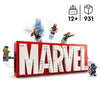 LEGO Marvel 76313 MARVEL Logo e i suoi Super Eroi - Gioco di costruzioni Avengers per bambini di 12 anni