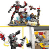 LEGO Marvel 76314 La battaglia di Capitan America: Guerra civile - Giocattolo per bambino di 10 anni