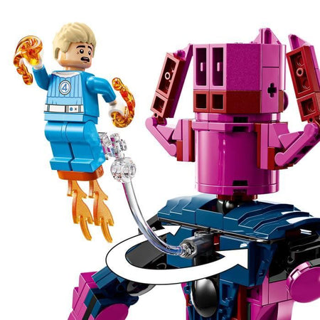 LEGO  Marvel 76316 Minifigure Fantastici Quattro contro Galactus - Gioco per bambini di 9 anni