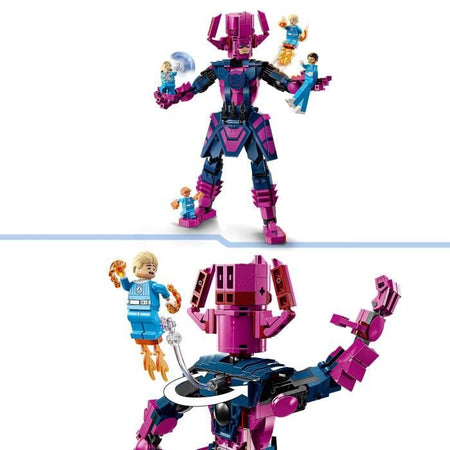 LEGO  Marvel 76316 Minifigure Fantastici Quattro contro Galactus - Gioco per bambini di 9 anni