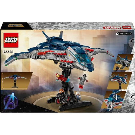 LEGO  Marvel 76325 Vengadores: La Era de Ultrón Quinjet - Juego para nios de 10 aos