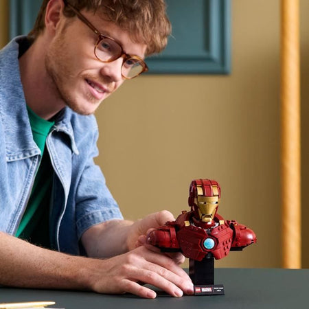 LEGO  Marvel 76327 Busto di Iron Man MK4 - Set da costruzione per adulti - Idea regalo