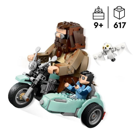 LEGO Harry Potter 76443 Il giro in moto di Hagrid e Harry - Gioco di costruzione Età 9