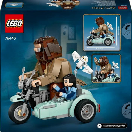LEGO Harry Potter 76443 Il giro in moto di Hagrid e Harry - Gioco di costruzione Età 9