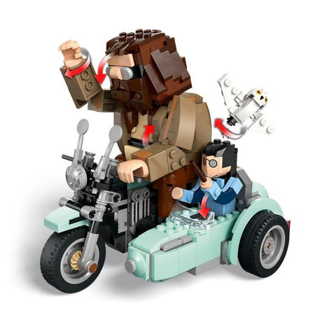 LEGO Harry Potter 76443 Il giro in moto di Hagrid e Harry - Gioco di costruzione Età 9