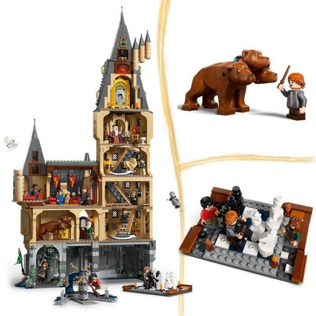 LEGO Harry Potter 76454 Castello di Hogwarts: La Torre Principale - Gioco per ragazzi dai 10 anni