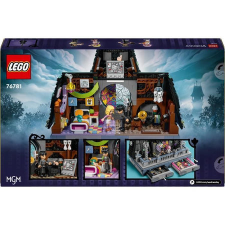 LEGO Wednesday 76781 La camera da letto di Wednesday e Enid - Regalo Nevermore e 4 mini-doll