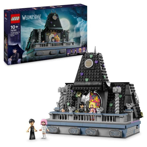 LEGO Wednesday 76781 La camera da letto di Wednesday e Enid - Regalo Nevermore e 4 mini-doll