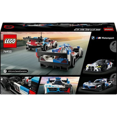 LEGO Speed Champions 76922 Auto da corsa BMW M4 GT3 e BMW M Hybrid V8, Idea regalo