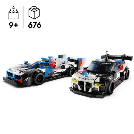 LEGO Speed Champions 76922 Auto da corsa BMW M4 GT3 e BMW M Hybrid V8, Idea regalo