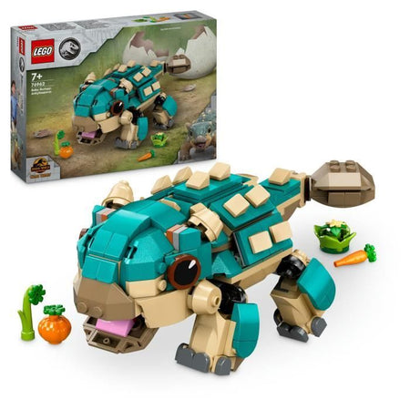 LEGO Jurassic World 76962 Baby Bumpy, l'Ankylosaurus - Per i fan del Cretaceous Camp