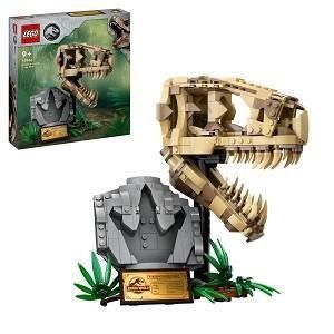LEGO Jurassic World Fossili di Dinosauro: Teschio di T. Rex, Giocattolo Dino, Decorazione per la Cameretta dei Bambini, 76964
