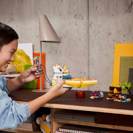 LEGO Sonic the Hedgehog 76997 La Barca Avventura di Tails, Giocattolo Interattivo