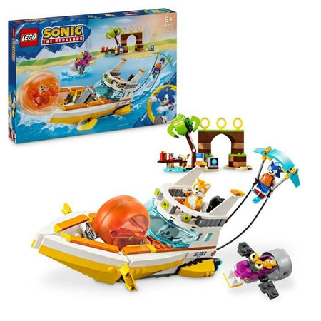LEGO Sonic the Hedgehog 76997 La Barca Avventura di Tails, Giocattolo Interattivo