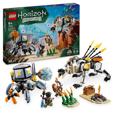 LEGO Horizon Adventures 77037 Aloy e Varl contro Testudien e Sawtooth - Gioco 9 anni