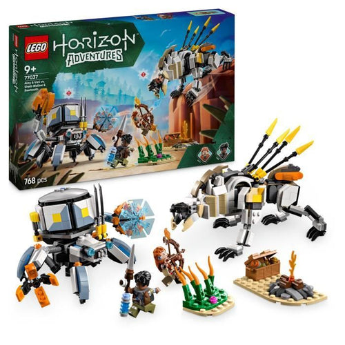 LEGO Horizon Adventures 77037 Aloy e Varl contro Testudien e Sawtooth - Gioco 9 anni