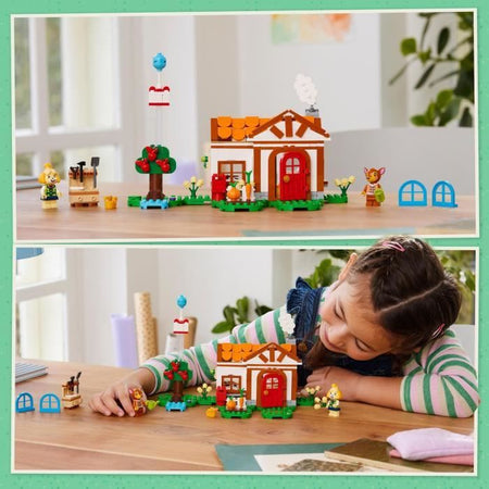 LEGO Animal Crossing 77049 La visita di Maria, giocattolo da costruzione, con 2 minifigure