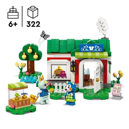 LEGO Animal Crossing 77055 Negozio di abbigliamento delle Fairy Finger Sisters - Giocattolo per bambini di 6 anni