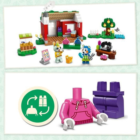 LEGO Animal Crossing 77055 Negozio di abbigliamento delle Fairy Finger Sisters - Giocattolo per bambini di 6 anni