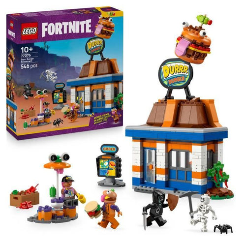 LEGO Fortnite 77076 Ristorante Durrr Burger - Set di costruzione per ragazzi dai 10 anni