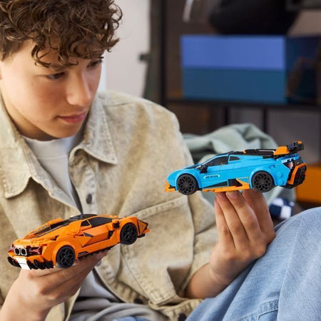 LEGO Speed Champions 77238 Lamborghini Revuelto e Huracán STO - Auto giocattolo di 10 anni