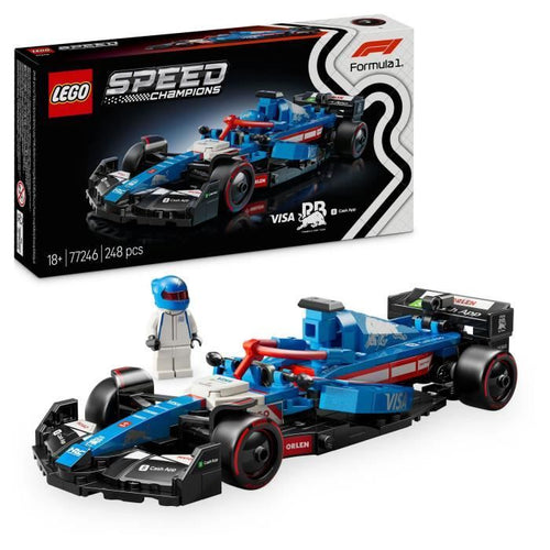 LEGO Speed Champions 77246 F1 Car Visa Cash App RB VCARB 01 - Idea regalo per adulti