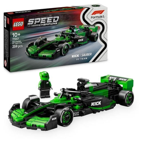 LEGO Speed Champions 77247 F1 KICK Sauber Team C44 Car 10 anniversario set di costruzione