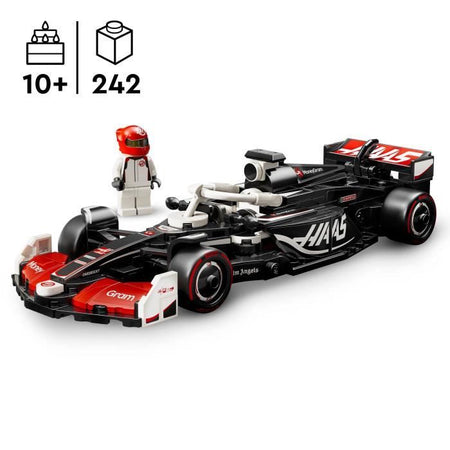 LEGO Speed Champions 77250 MoneyGram Haas Team VF-24 F1 Car - Giocattolo di 10 anni