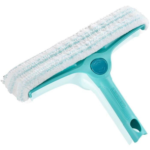 Leifheit 51320 Lavavetri 4 in 1 con panno in microfibra, tergivetro da 32 cm con funzione brevettata di pulizia del telaio