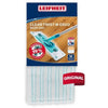 LEIFHEIT Clean Twist M Ergo micro duo 52123 Fodera di ricambio in microfibra per mocio piatto, pulisce delicatamente e assorbe