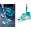 LEIFHEIT Clean Twist M Ergo micro duo 52123 Fodera di ricambio in microfibra per mocio piatto, pulisce delicatamente e assorbe