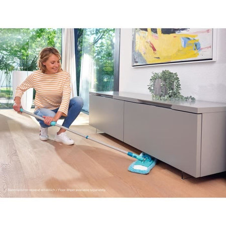 LEIFHEIT Clean Twist M Ergo Static plus 52124 Fodera di ricambio per mocio piatto, fodera per lavaggio a secco, rimozione polvere