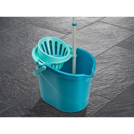 LEIFHEIT Set pulizia pavimenti Classic Mop 56792 Set pulizia Leifheit mop in viscosa cestello secchio molto assorbente